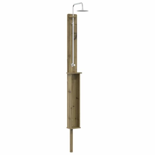 vidaXL Douche d'extérieur 246 cm Naturel