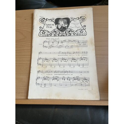 L'Illustration Supplément Musical Février 1901 Puget Anthiome