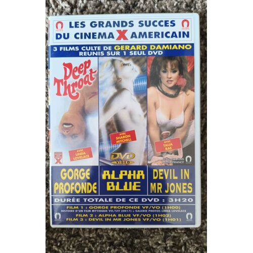 3 Films Cultes De Gérard Damiano : Gorge Profonde, Alpha Blue, Devil In Mr Jones