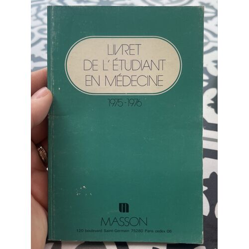 Livret De L'Étudiant En Médecine, 1975