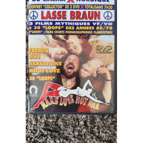 Lasse Braun 3 Dvd : French Blue, Sensations, Body Love + 30 "Loops"