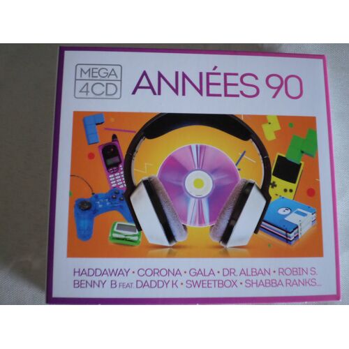 Années 90 - Méga 4 Cds