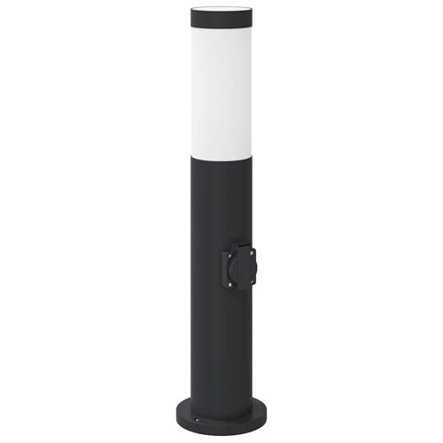 Vidaxl Borne Lumineuse Avec Sortie 50 Cm En Acier Inoxydable Ip44