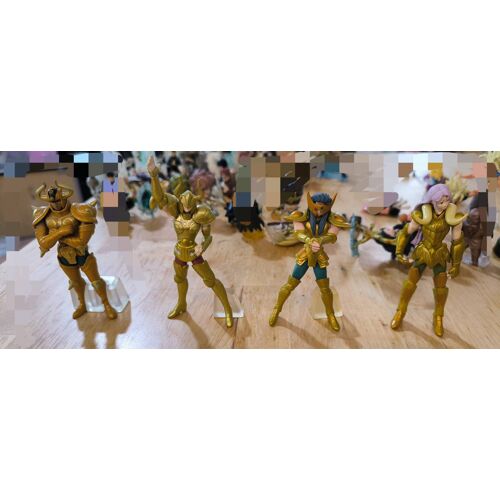 Lot De 4 Gashapon Saint Seiya