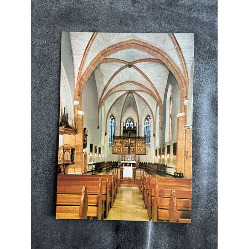Carte Postale Vintage Ev, Luth Marienkirche Erb. 1290-1512