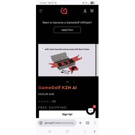Gamegolf Kzn Ai - Capteurs Pour Clubs De Golf