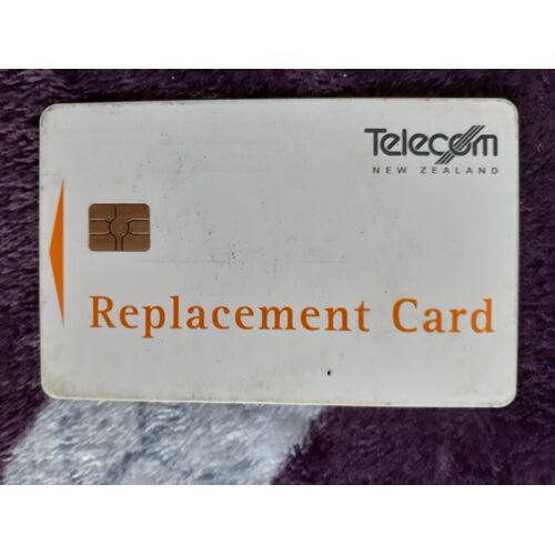 Télécarte Nouvelle-Zélande "Replacement Card".