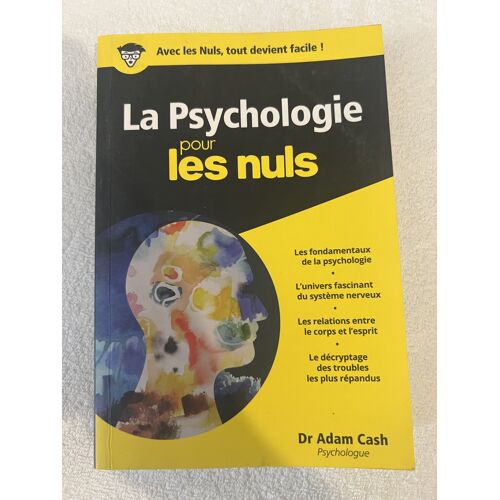 La Psychologie Pour Les Nuls — Dr Adam Cash