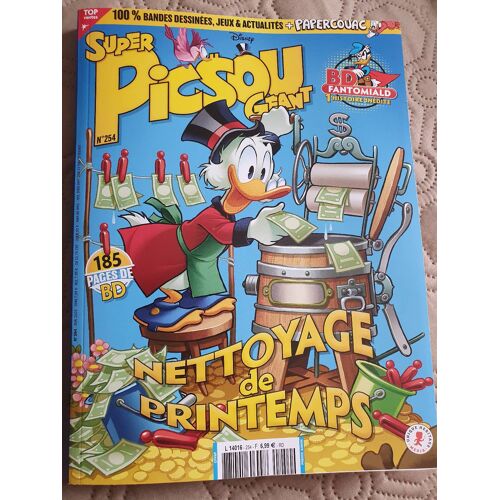 Super Picsou Géant N° 254 Nettoyage De Printemps