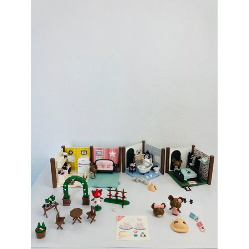 Lot Haco Room Bandai ¿ 5 Kits Miniatures Maison Des Ours + Accessoires