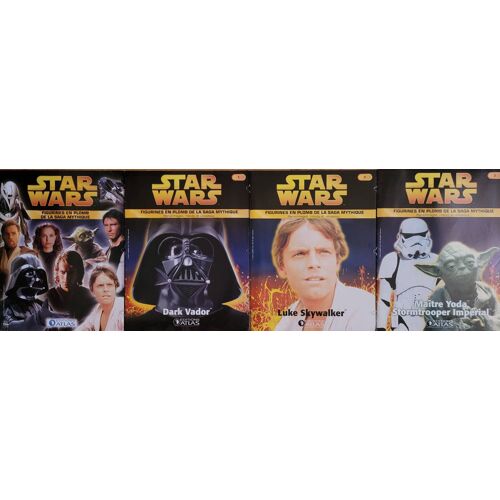 Collection Star Wars Figurine - Les 3 Premières Brochures Avec Le Livret