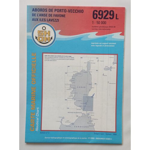 Carte Marine Officielle 6929 L