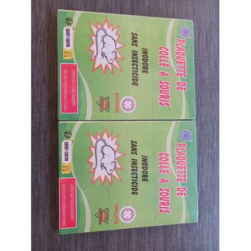 Piège a Souris 2 Pièces Piège a Rat Colle Souris Piège Attrape Souris Anti Souris Efficace Piège à Souris Anti Rongeur Plaque Collante Souris Produit Anti Rat Efficace