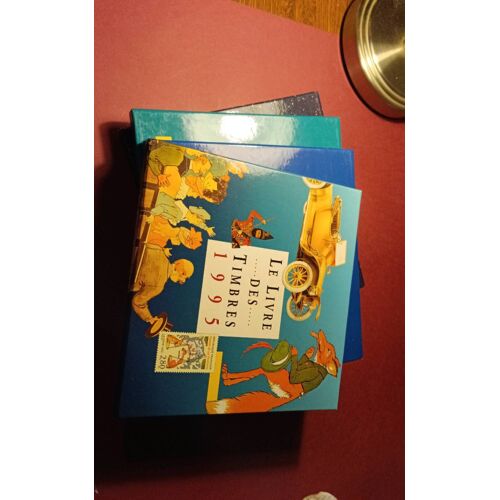 Lot De 4 Albums - Le Livre Des Timbres De France - 1995-1996-1997-1998 - Avec Les Timbres .