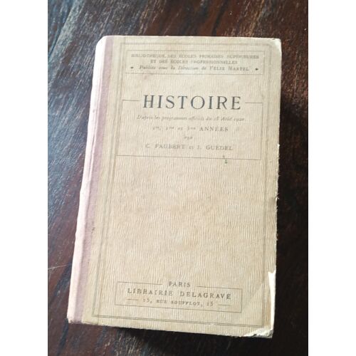 Livre Scolaire Ancien D'Histoire 1ère 2ème Et 3ème Année