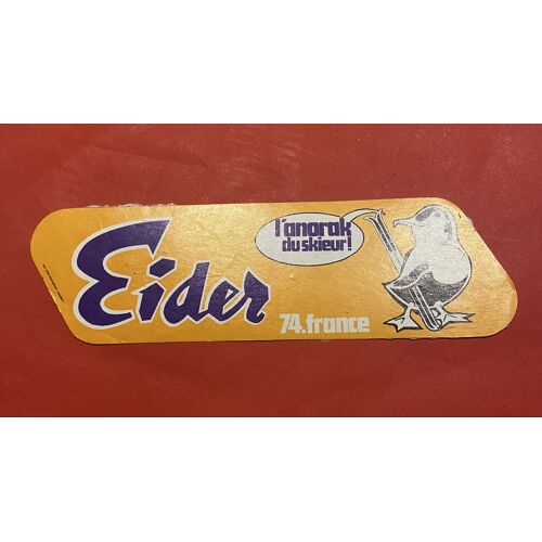Autocollant Eider - L’Anorak Du Skieur - 74 France