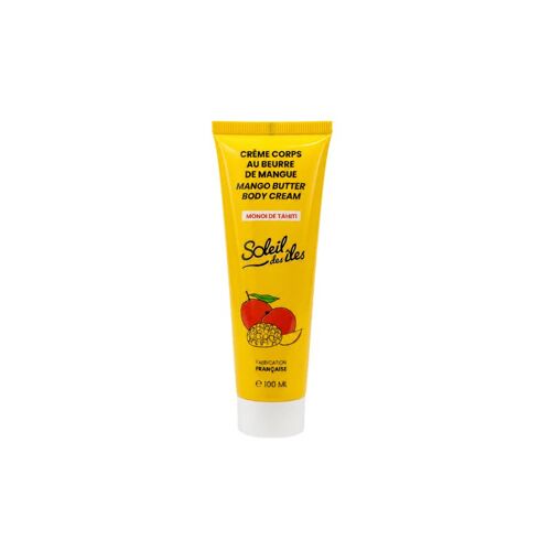 Soleil Des Iles Crème Corps Au Beurre De Mangue Senteur Monoi De Tahiti 100ml 