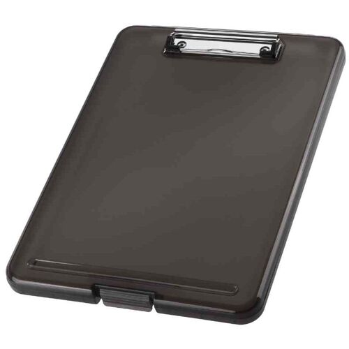 Helit Porte-Bloc Avec Compartiment "The Clip", A4, Gris