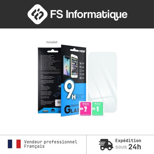 Lot de 5 verres trempes FS Parts pour Redmi 10A / 9A / 9C / 9I / 9AT