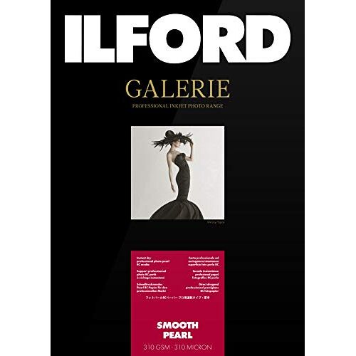 Ilford 2001745.0 Galerie Prestige Smooth Peal 250 Pcs. (310?G/M?, A4, 250?X), Papier Photo, Blanc