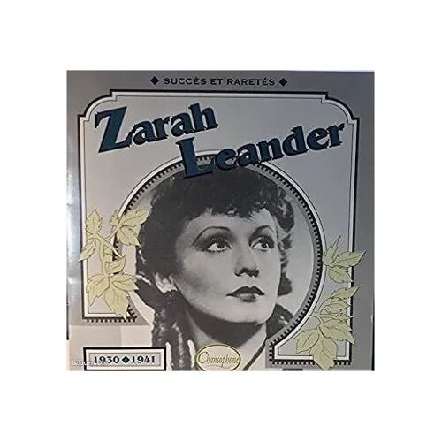 Zarah Leander : Succès Et Raretés (1930-1941)
