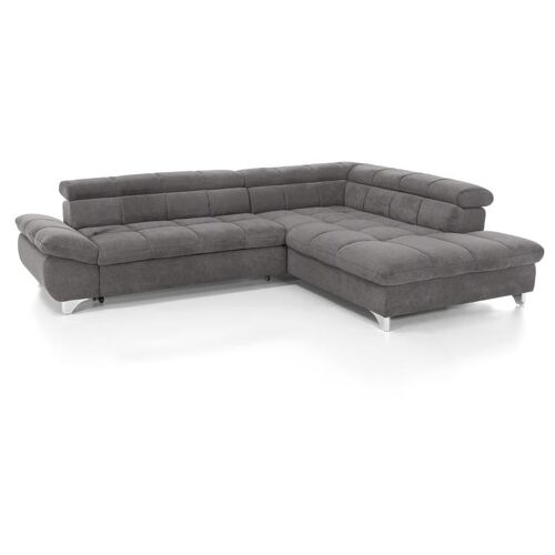 Conforama TWIN Canapé d'angle 4 siège(s) Gris