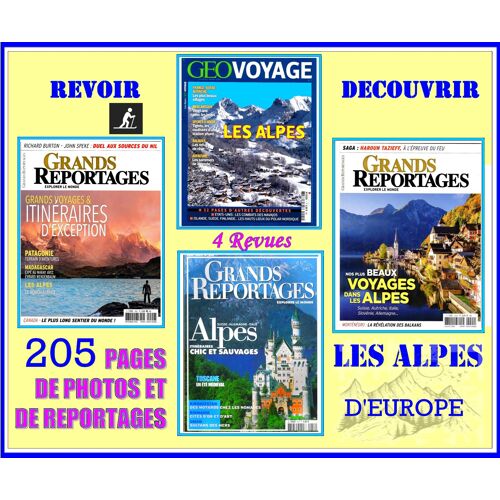 4 Revues Pour Découvrir : Les Alpes Europeennes