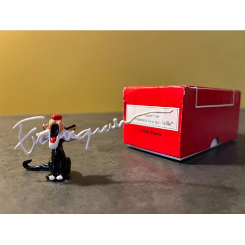 Figurine Pixi Signature Franquin Chat Qui Baille 3776m