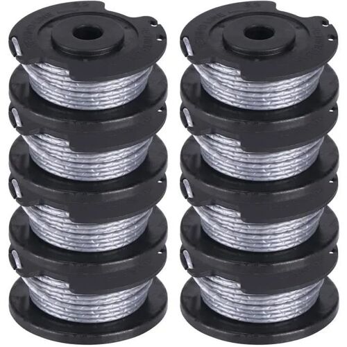 Lot de 8 bobines de fil de rechange pour débroussailleuse Bosch Art 23 26 SL 4 m x 1,65 mm[530]