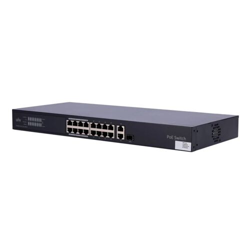 Switch Uniview Cloud Managed L2 16 Ports PoE 1 Uplink 1 SFP - NSW3000-16T1GT1GC-POE-IN