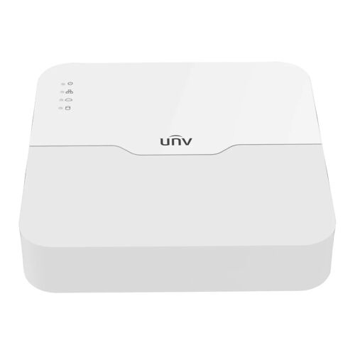 Uniview NVR Prime - 4 Canais PoE - Resolução máxima 16 MP - 1 HDD até 16 TB - UMD | SIP | Contagem | Deteção facial - AcuSearch