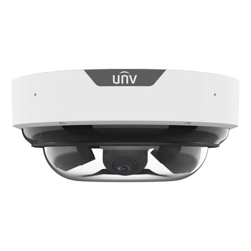 Caméra de sécurité IP Uniview Pro Dome MultiView 5MP 2.7¿13.5mm PoE IP67 LightHunter blanche - IPC8645EA-ADZKM-I1
