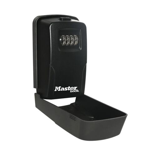 Boîte à clés MASTER LOCK, montage mural, capot amovible, taille moyenne, utilisation en extérieur, kit de montage, pour usage domestique, 5430EURD