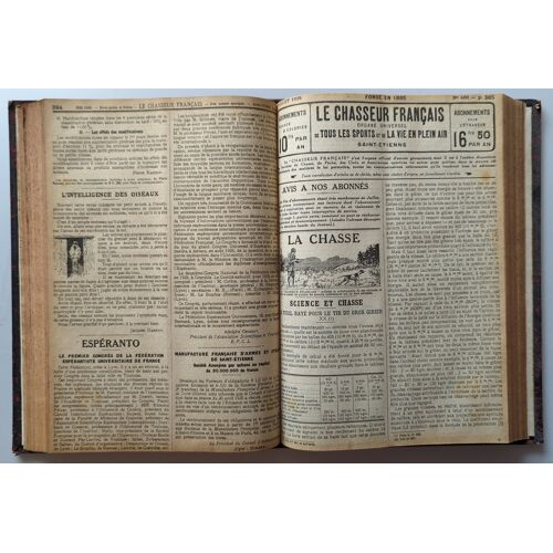 Reliure Du Chasseur Français - 1928