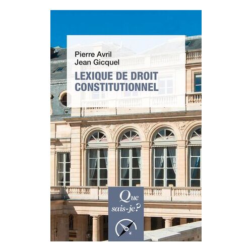 Lexique De Droit Constitutionnel