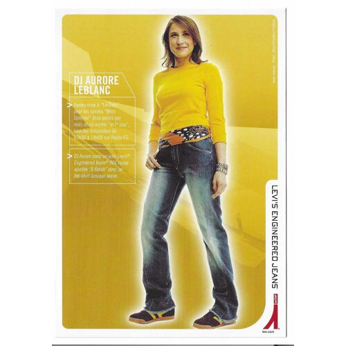 Carte De Collection Dj Aurore Leblanc , Levi'S Engineered Jeans