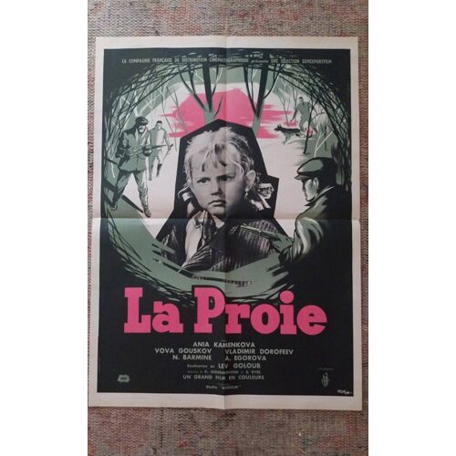 La Proie Affiche Cinema Originale 60x80