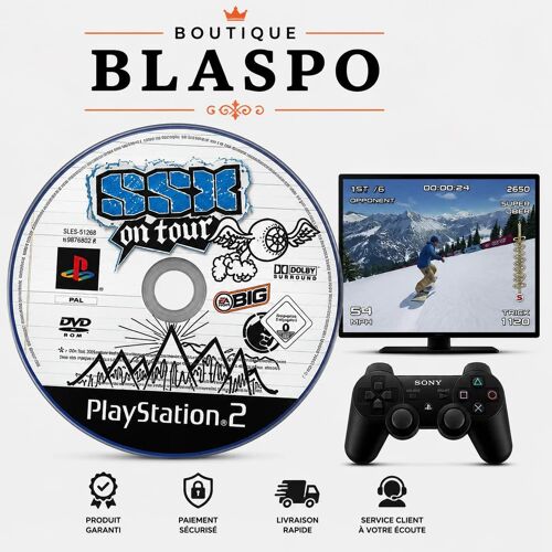 SSX On Tour – PS2 – CD seul sans boîtier – Sports extrêmes