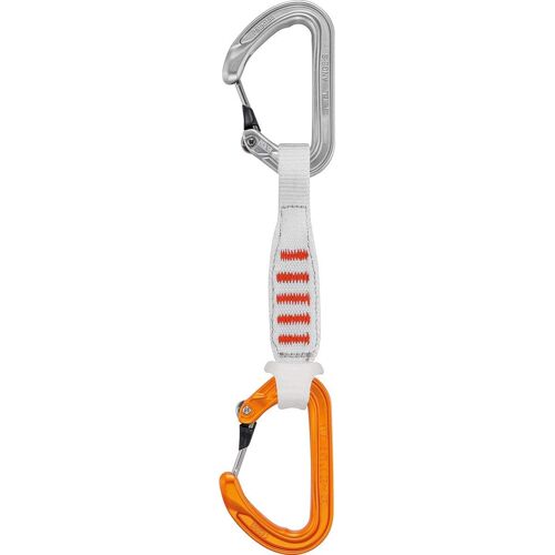 Petzl - Ange S Quickdraw 17 Cm - Dégaine Taille 17 Cm, Gris/Orange