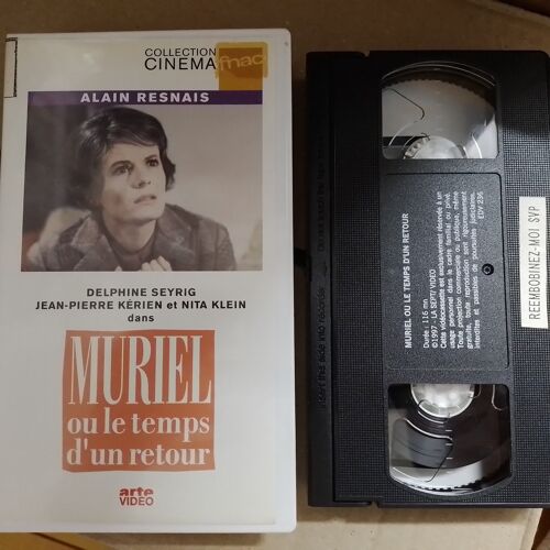 Cassette Vidéo Vhs - Muriel Ou Le Temps D'Un Retour - Delphine Seyrig