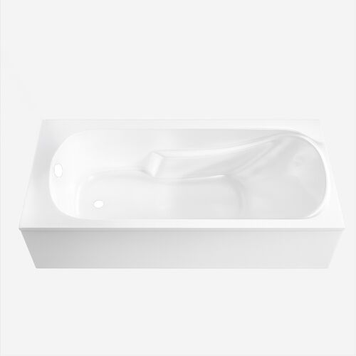 Pack Baignoire 180x80cm avec Tabliers recoupables 180cm et 80cm - Blanc Brillant - MAE