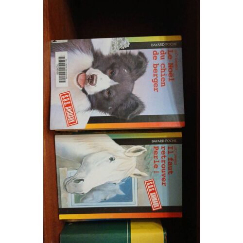 Bayard Poche S.O.S Animaux Lucy Daniels Lot De 2 Livres Il Faut Retrouver Perle ! Et Le Noël Du Chien Berger.