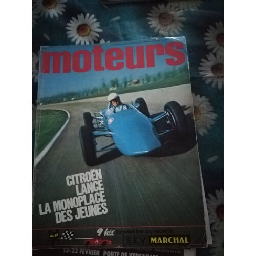Moteurs Courses 59 De 1967 Salon Londres,Bruxelles,Camaro Rally Sport,Bmw 2000 Cs,Citroen Mep X2,Lotus Europa,Formule 2,Piot,Nassau,Monte Carlo
