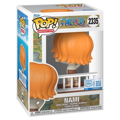 Figurine Funko Pop - One Piece N°2335 - Build A Scene : Nami (92032)