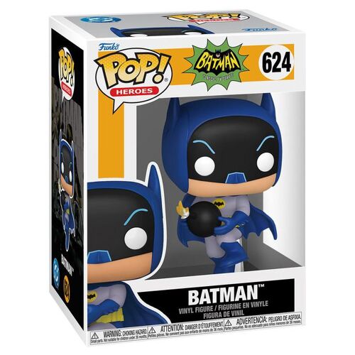 Figurine Funko Pop - Batman Série Tv [Dc] N°624 - Batman 1966 Avec Bombe (92469)