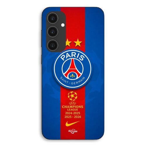 Coque Pour Samsung Galaxy S25 FE PSG Logo Champion double legend nike rouge et bleu Maniacase