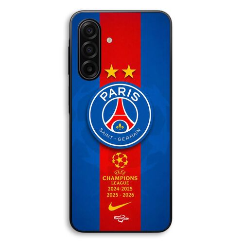 Coque Pour Samsung Galaxy A17 PSG Logo Champion double legend nike rouge et bleu Maniacase