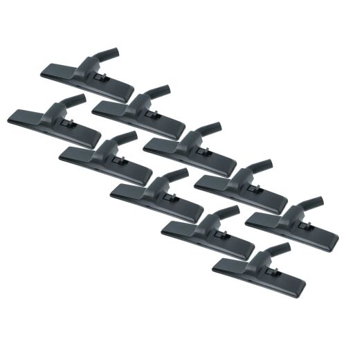 vhbw 10x Embout pour tapis compatible avec Hitachi CV-5300, CV-400P eco, CV-400 eco, CV-5100, CV-4700 avec connexion ronde 32mm