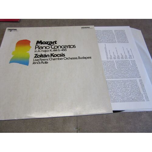 33 Tours Mozart Piano Concertos In A Major K 414 4488 Zoltan Kocsis Janos Rolla Ref Ungaroton Slpd 12472