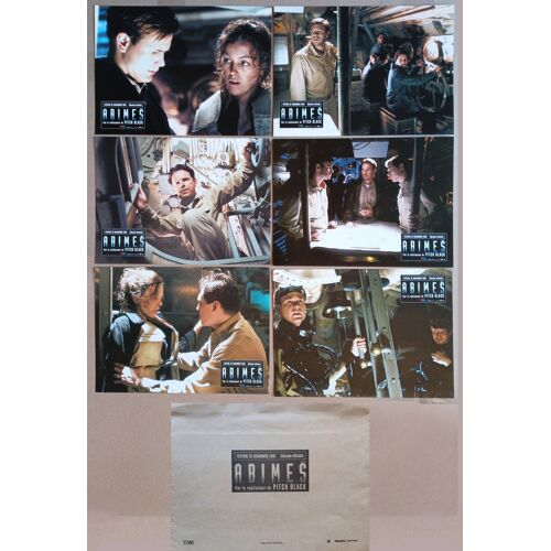 Abîmes (Below): Jeu De 6 Photos D'exploitation Cinématographique - Format 20x28 Cm - De David Twohy Avec Matthew Davis, Bruce Greenwood, Olivia Williams, Scott Foley - 2002